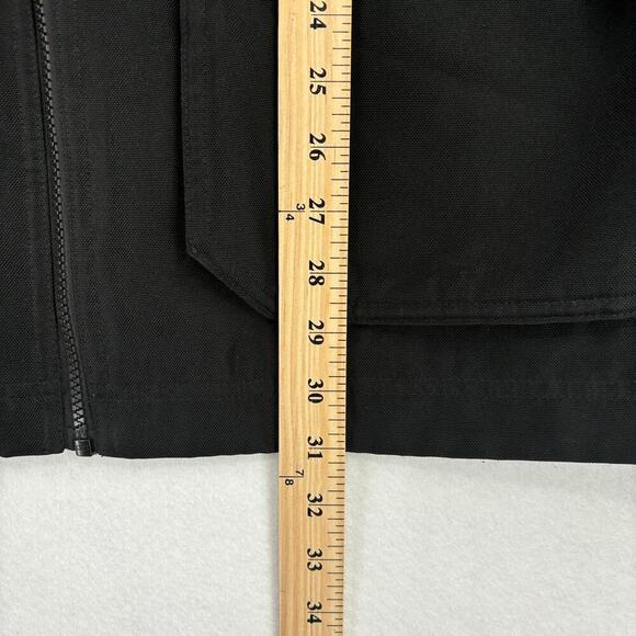 CAT Caterpillar Softshell Hooded Jacket Pockets Lined Black Men's Size XL - Picture 11 of 12